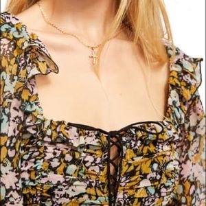 FREE PEOPLE BLOUSE NWT SZ M